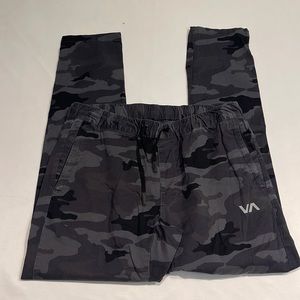 Men’s RVCA Workout Pants (Black Camo)